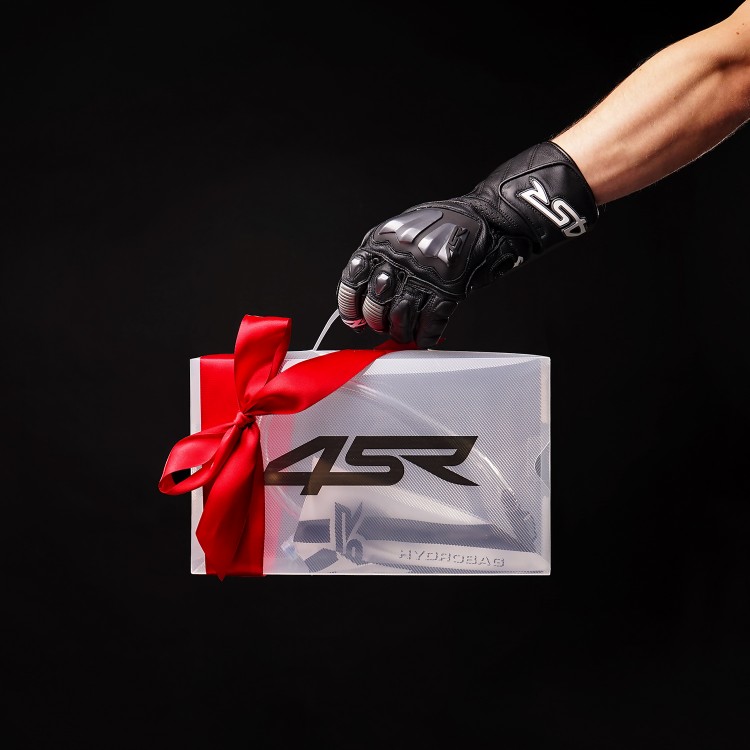 4SR Motorcycle racing gloves Stingray Race Spec Grey by 4SR