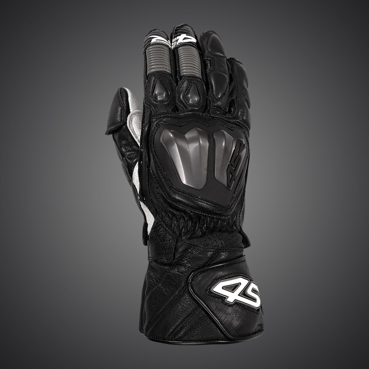 4SR Motorcycle racing gloves Stingray Race Spec Grey by 4SR