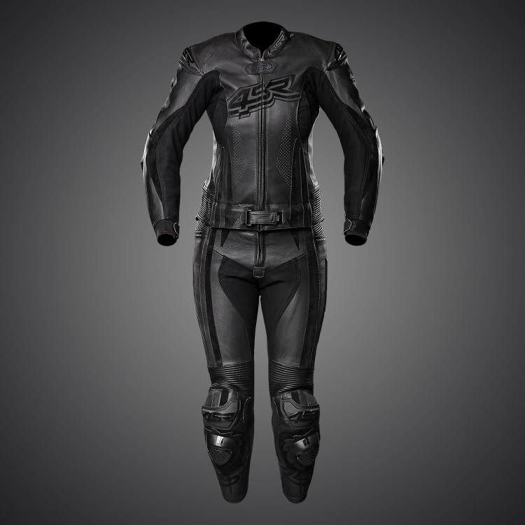 4SR two-piece women's leather suit RR Lady Black Series 3