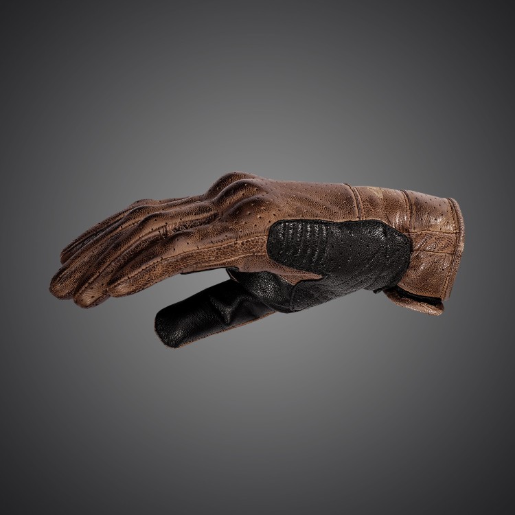 4SR fully perforated gloves Monster Evo Brown