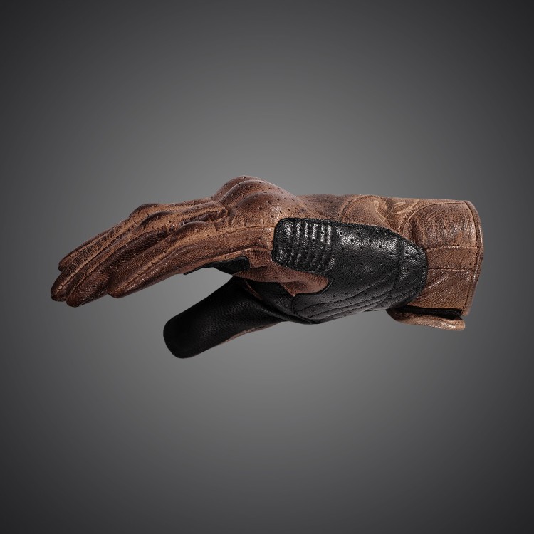4SR Monster Lady Evo Brown fully perforated gloves