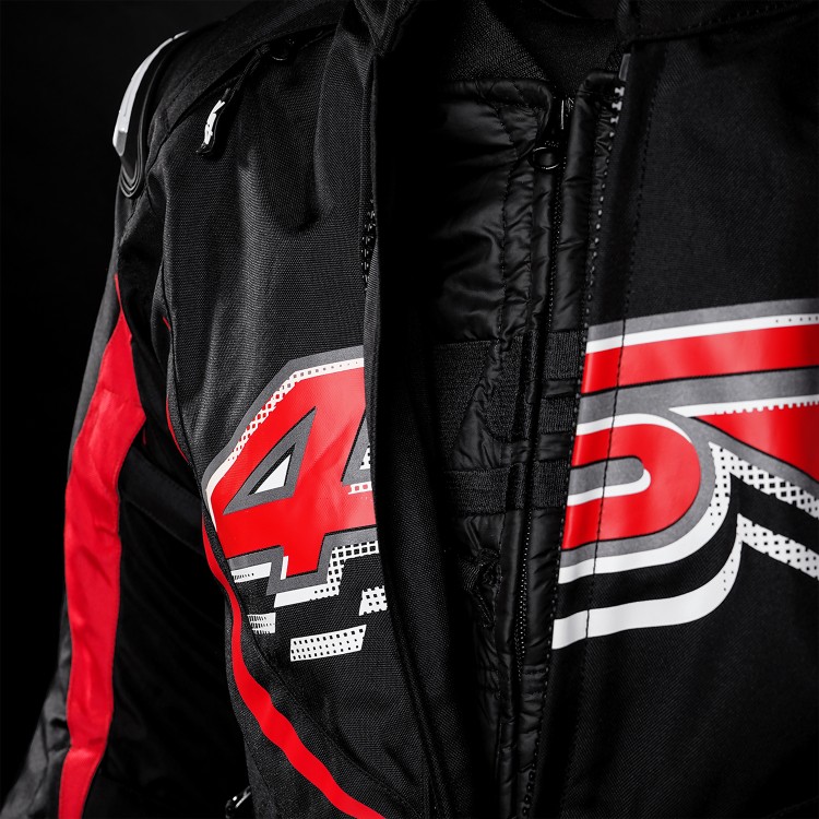 4SR RTX Red Textile Motorcycle Jacket