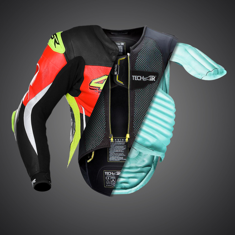 4SR Racing Neon AR Airbag Ready performance leather suit 8