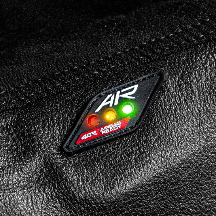 4SR Racing Monster Green AR Airbag Ready leather suit 10