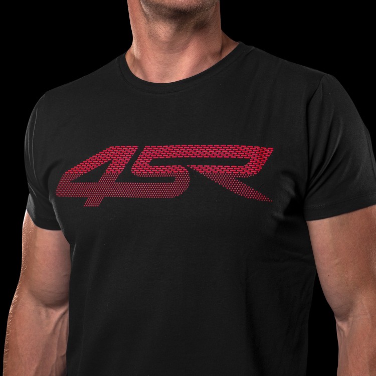 4SR casual T-Shirt 3D Black R