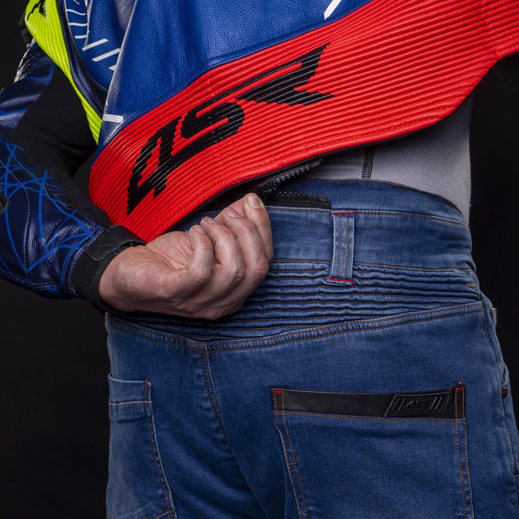 4SR motorcycle two-piece suit RR Evo Pearl Blue AR 8