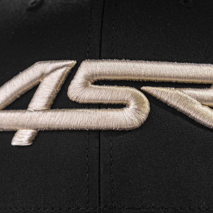 4SR Royal Black Cap with 3D Embroidery 3