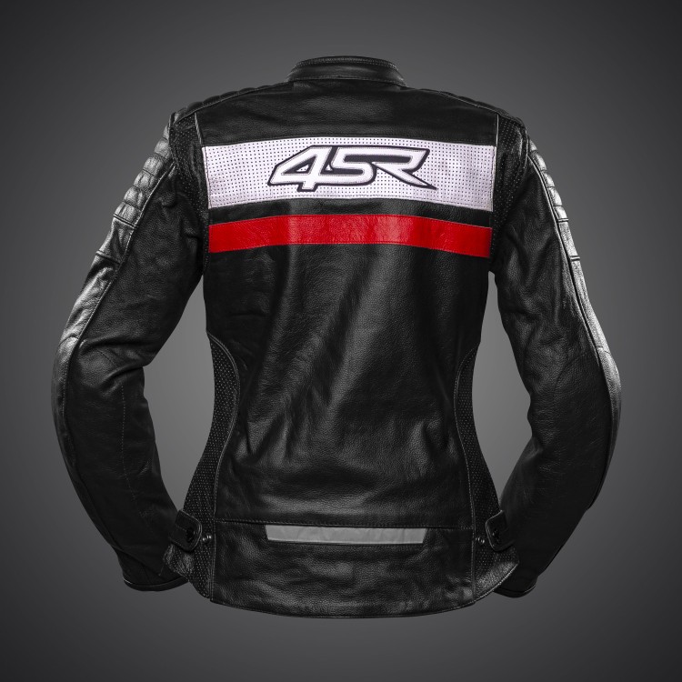 4SR leather jacket Roadster Lady III – Red 2