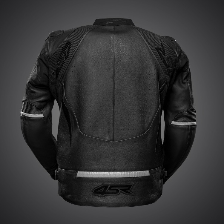 4SR leather motorcycle sport jacket Club Sport Black Series AR 2