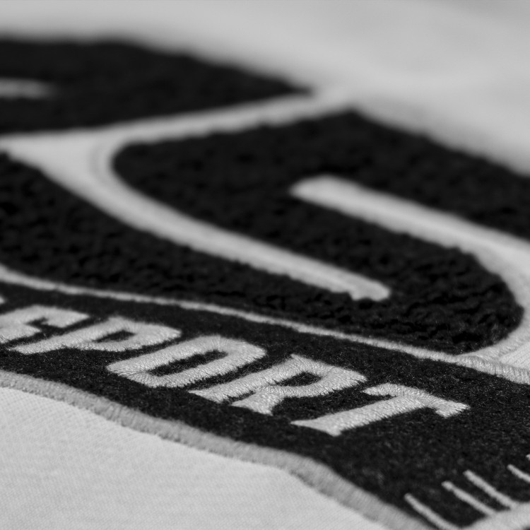 4SR Sweatshirt Motorsport Flag Grey - logo detail on chest