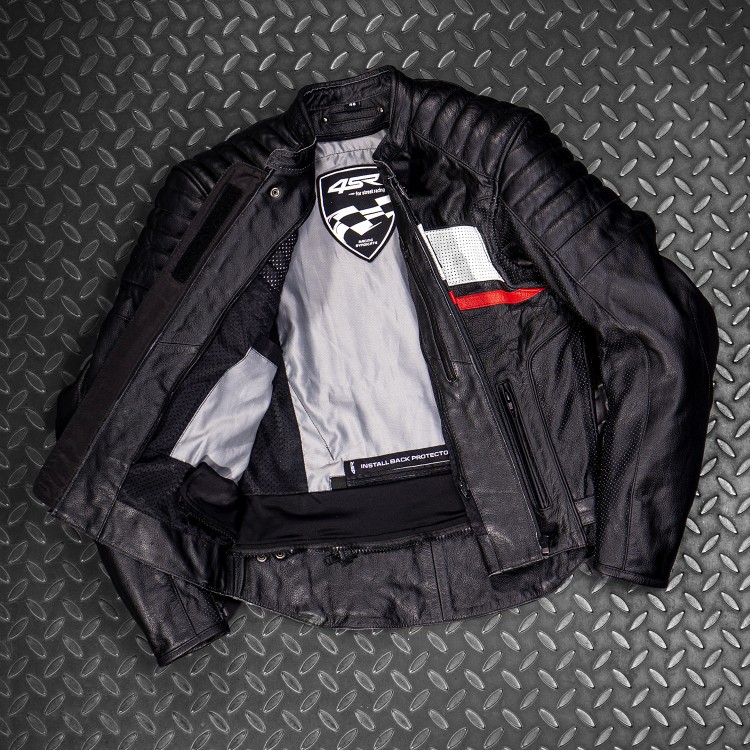 ROADSTER III RED - motorcycle leather jacket