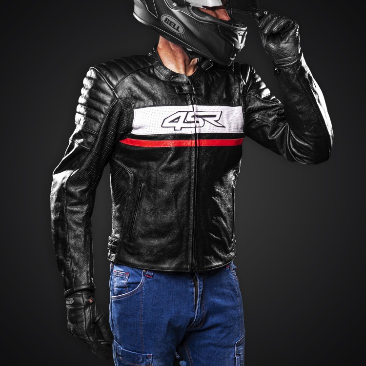 ROADSTER III RED - motorcycle leather jacket