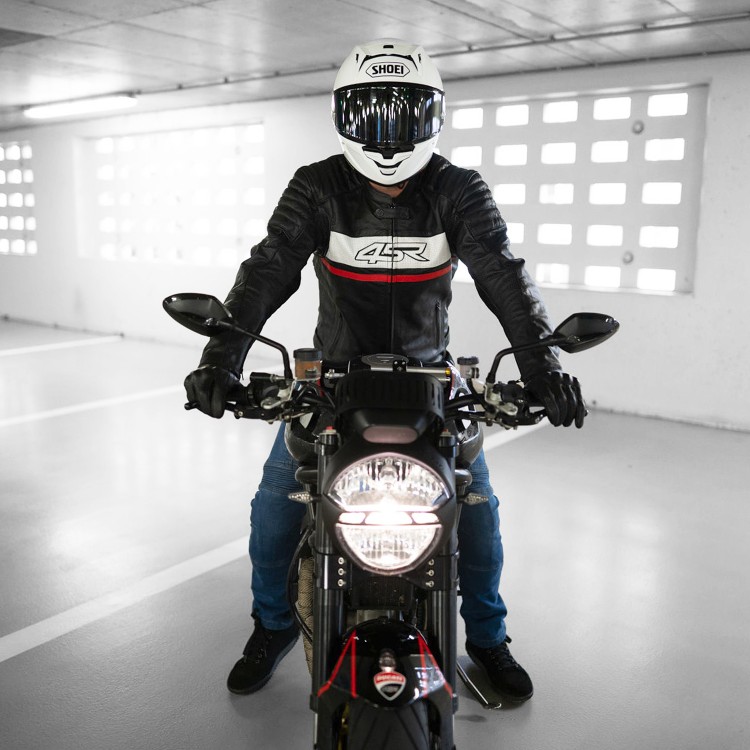 ROADSTER III RED - motorcycle leather jacket