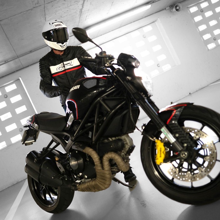 ROADSTER III RED - motorcycle leather jacket