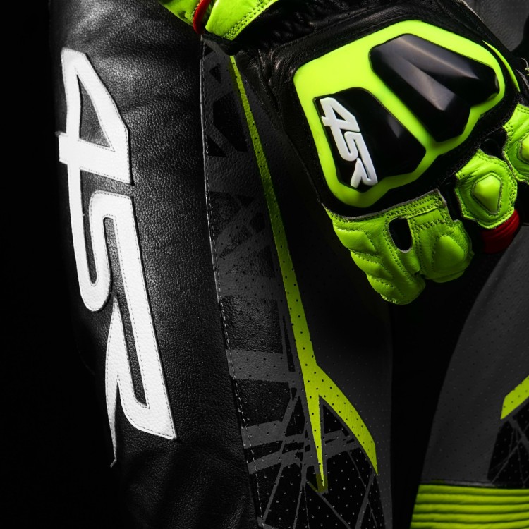 4SR leathersuit Racing Ultra Light Grey AR