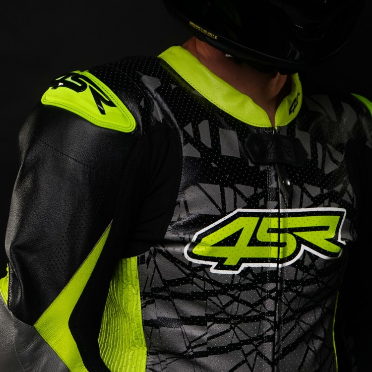 4SR leathersuit Racing Ultra Light Grey AR