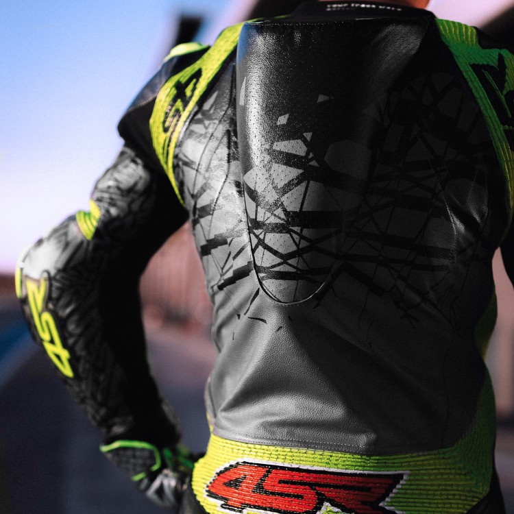 4SR leathersuit Racing Ultra Light Grey AR