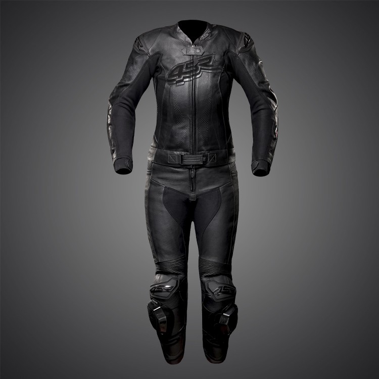 4SR leathersuit RR Lady Black Series AR - front