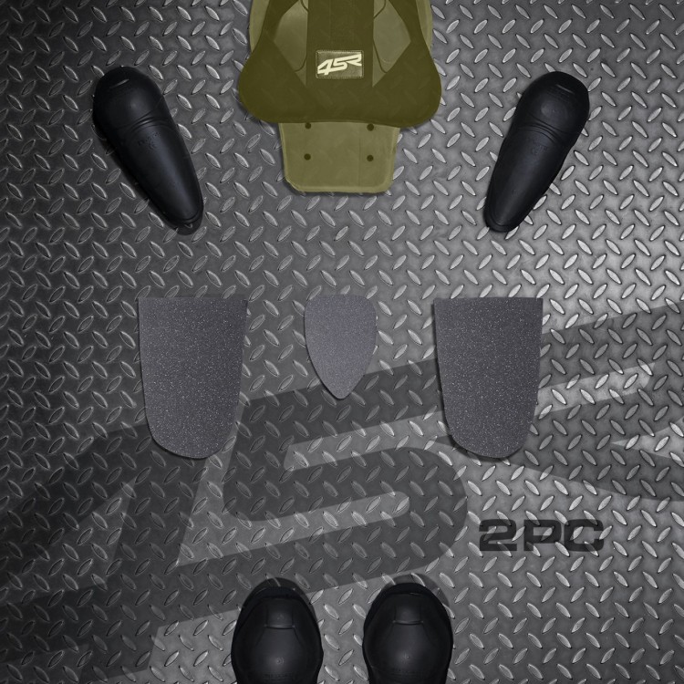 4SR leathersuit RR Lady Black Series AR - protectors