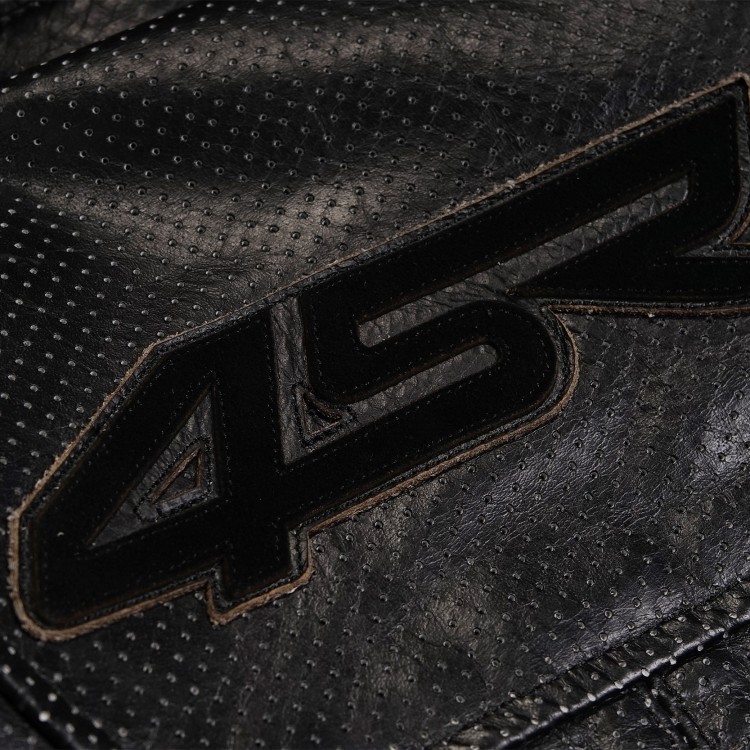 4SR leather motorcycle jacket Scrambler Petroleum II