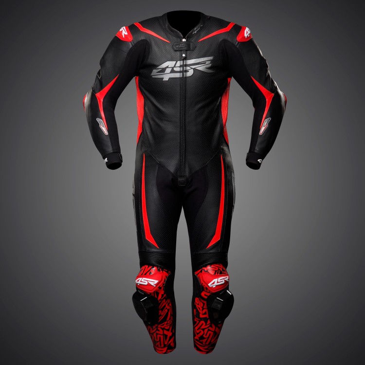 4SR leathersuit Racing Diablo II AR - front view 