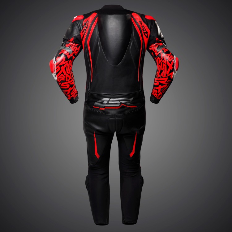 4SR leathersuit Racing Diablo II AR - backside