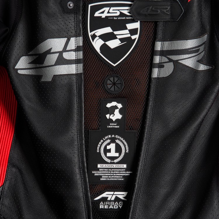 4SR leathersuit Racing Diablo II AR - inside badges 