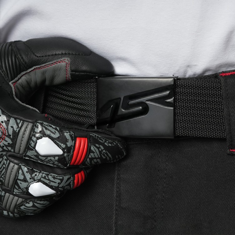 4SR motorcycle jeans Tourismo Black - Belt B3 Black