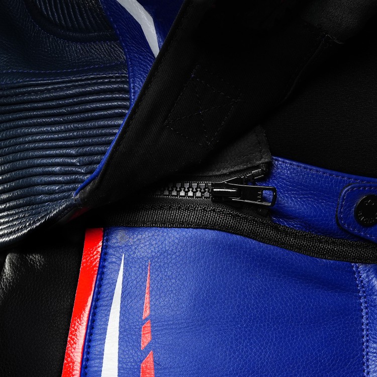 4SR Two-piece leathersuit RR Blue AR