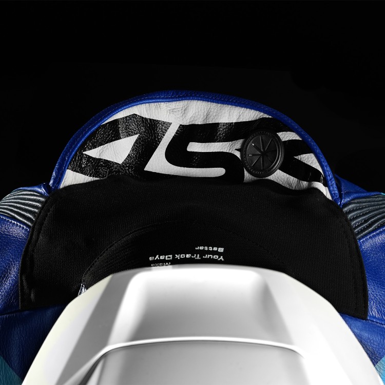 4SR Two-piece leathersuit RR Blue AR