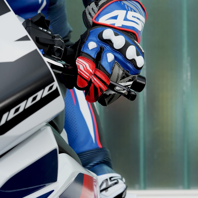 4SR Motorcycle Gloves Sport Cup Plus Evo Blue