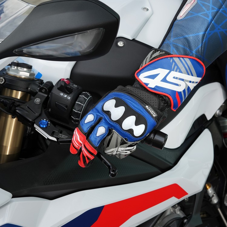 4SR Motorcycle Gloves Sport Cup Plus Evo Blue