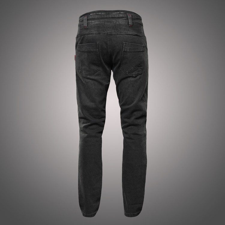 4SR motorcycle jeans GTS Black