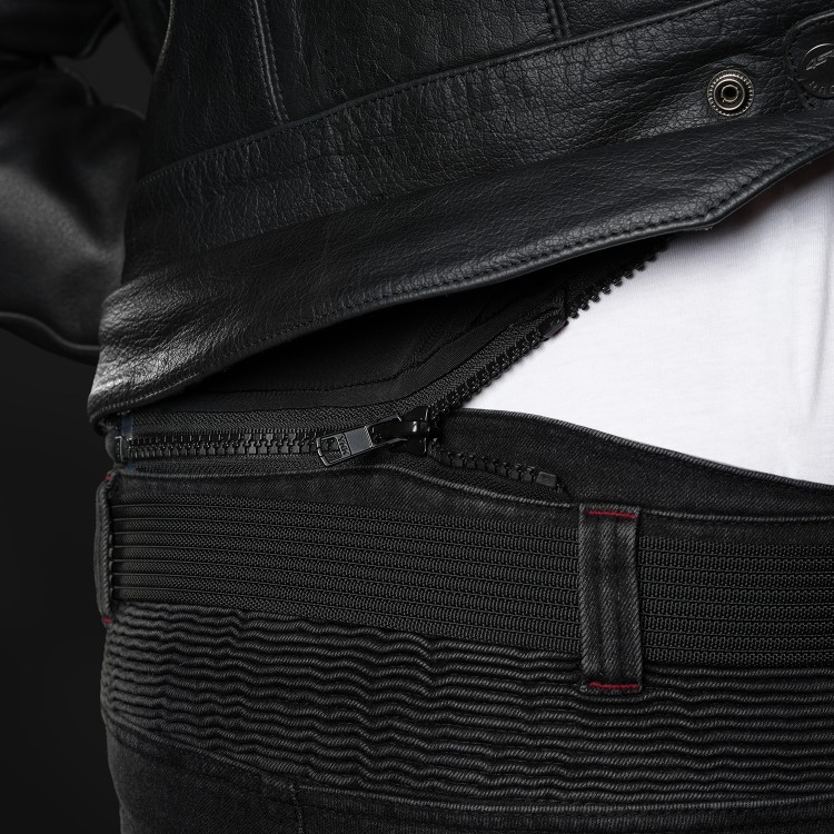 4SR motorcycle jeans GTS Black