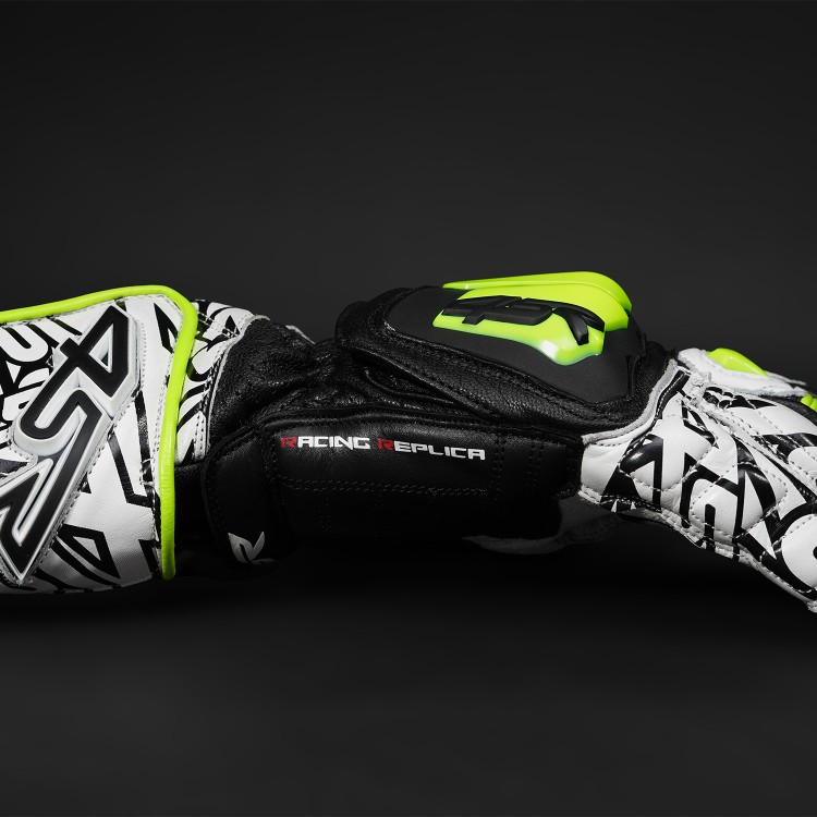 4SR sport motorcycle gloves RR Aramid Core White