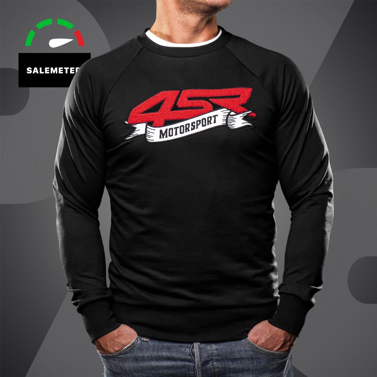 4SR Sweatshirt Motorsport Flag Black - front