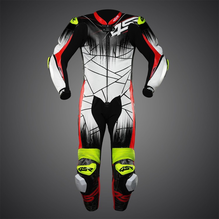 4SR one-piece leather suit Racing Ultra Light Matrix AR
