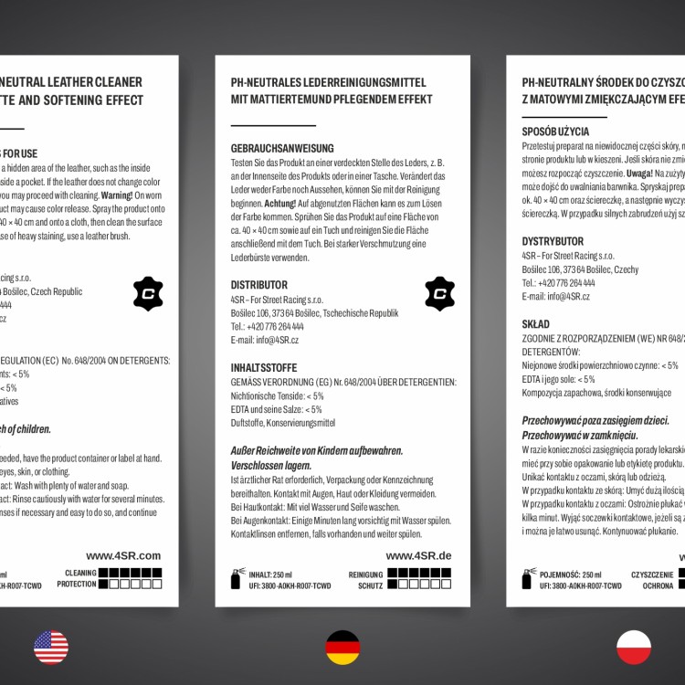 4SR Leather Cleaning and Softening