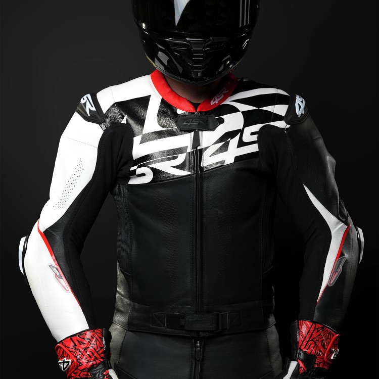 Two-Piece Motorcycle Leathersuit 4SR RR Pista AR