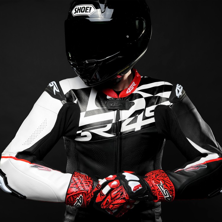 Two-Piece Motorcycle Leathersuit 4SR RR Pista AR
