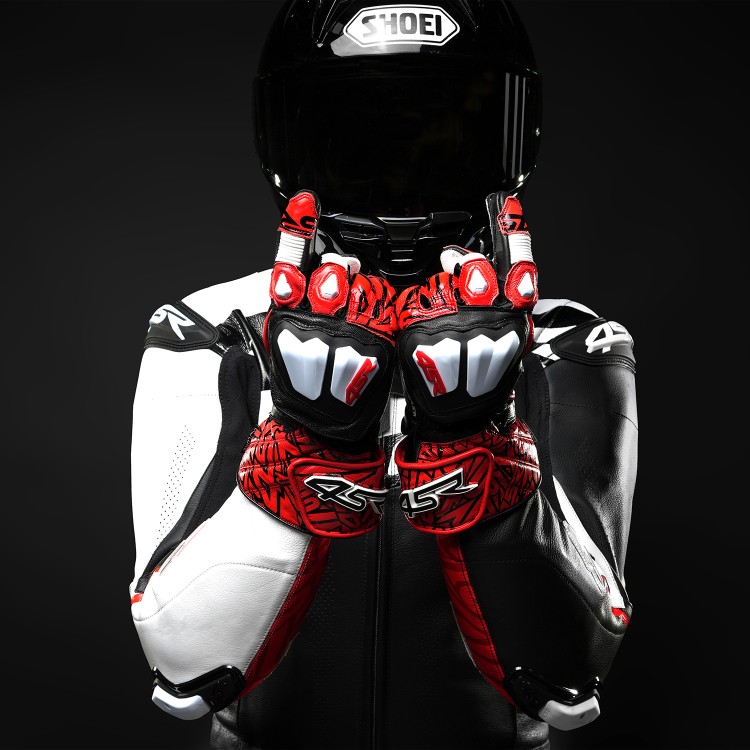 Two-Piece Motorcycle Leathersuit 4SR RR Pista AR