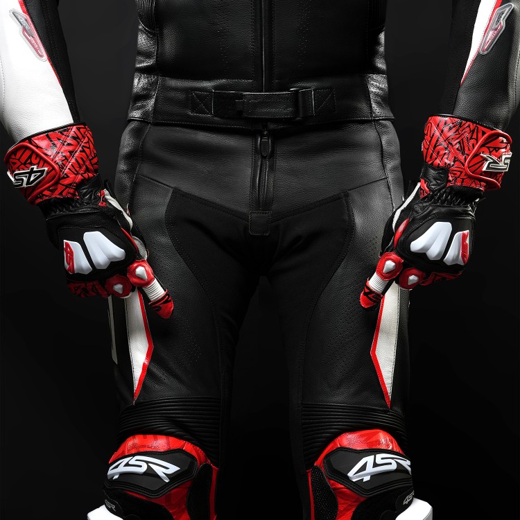 Two-Piece Motorcycle Leathersuit 4SR RR Pista AR