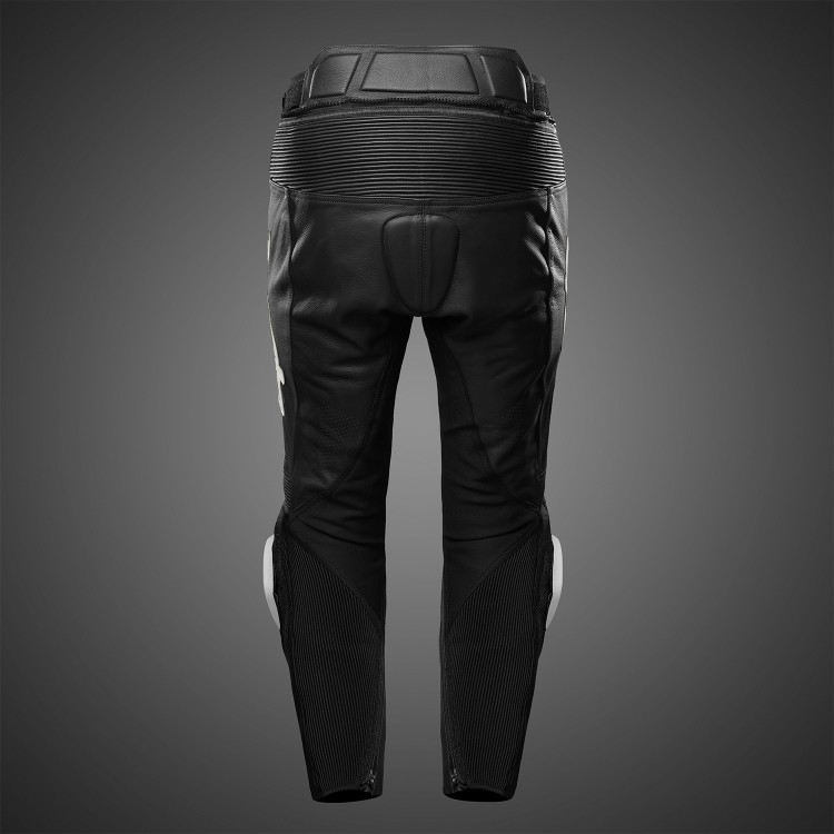 4SR motorcycle leather pants with sliders TR3 Evo BW