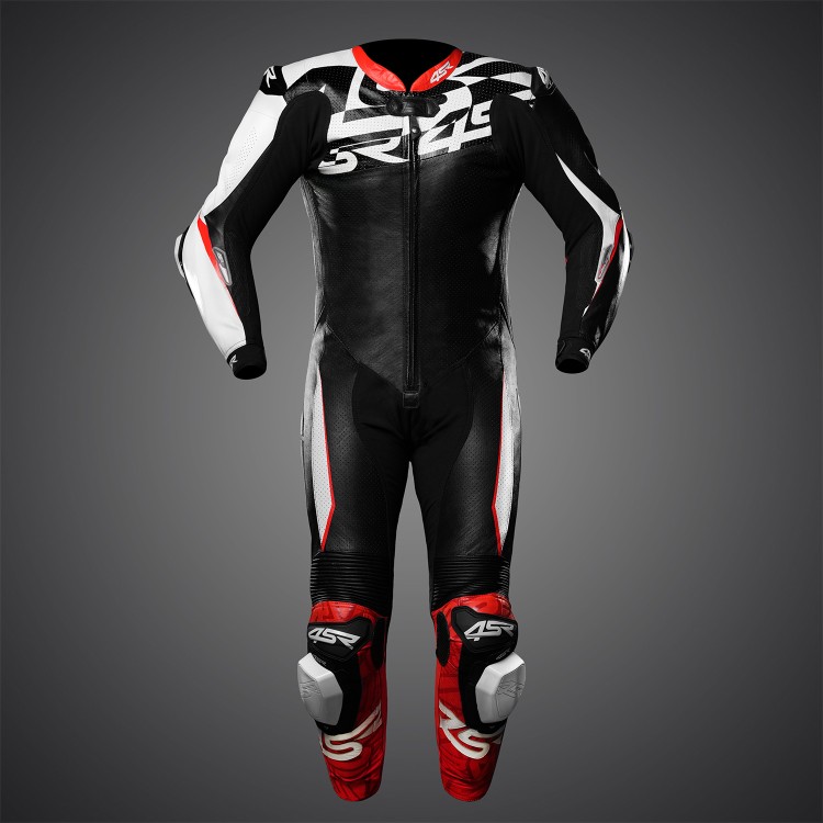 4SR One-Piece Kangaroo Leather Suit Racing Ultra Pista AR