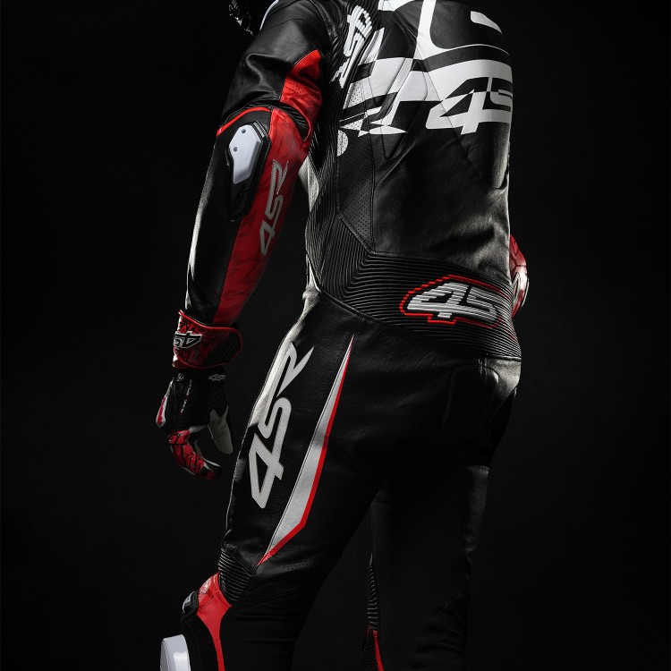 4SR One-Piece Kangaroo Leather Suit Racing Ultra Pista AR