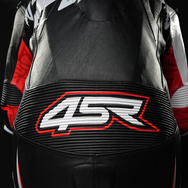 4SR One-Piece Kangaroo Leather Suit Racing Ultra Pista AR - flex pannel