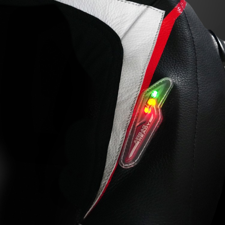 4SR One-Piece Kangaroo Leather Suit Racing Ultra Pista AR - Airbag sytsem control panel