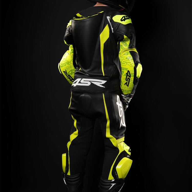 4SR kids’ one-piece suit Racing Junior Yellow AR