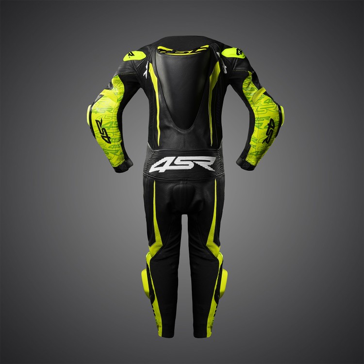 4SR kids’ one-piece suit Racing Junior Yellow AR