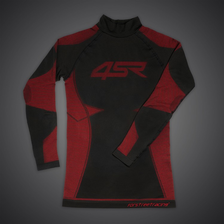 Ladies Seamless Shirt Red Functional Base Layer